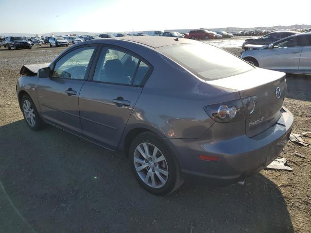 JM1BK12G781865721 - 2008 MAZDA 3 I GRAY photo 2