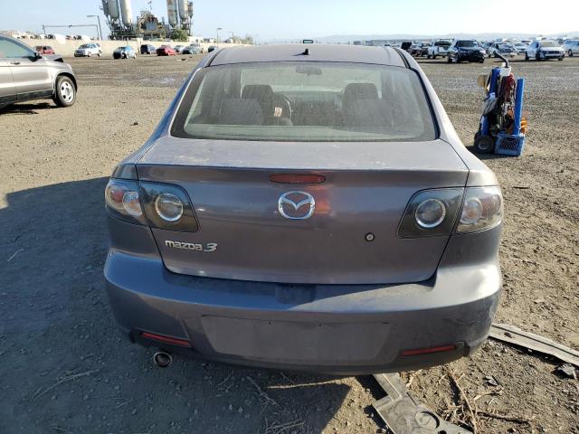 JM1BK12G781865721 - 2008 MAZDA 3 I GRAY photo 6