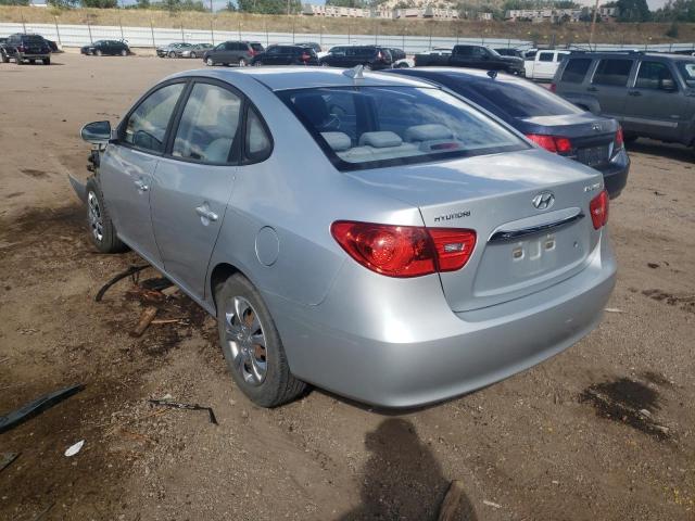 KMHDU4AD3AU179106 - 2010 HYUNDAI ELANTRA BL SILVER photo 3