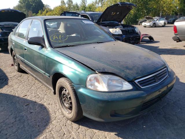 2HGEJ6618XH518628 - 1999 HONDA CIVIC BASE GREEN photo 1