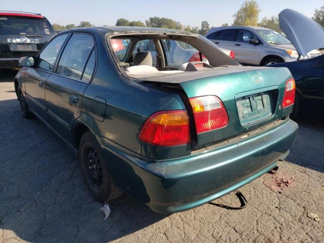 2HGEJ6618XH518628 - 1999 HONDA CIVIC BASE GREEN photo 3