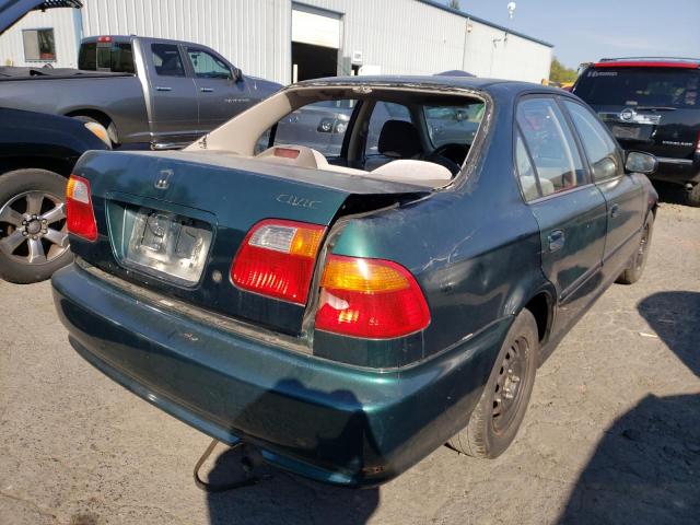 2HGEJ6618XH518628 - 1999 HONDA CIVIC BASE GREEN photo 4