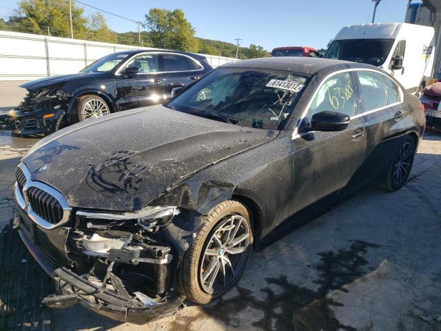 3MW5R7J01L8B21095 - 2020 BMW 330XI BLACK photo 2