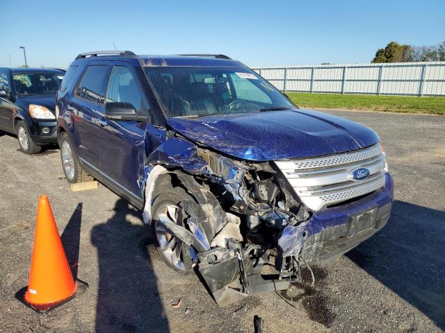 1FM5K8D89DGA74394 - 2013 FORD EXPLORER X BLUE photo 1