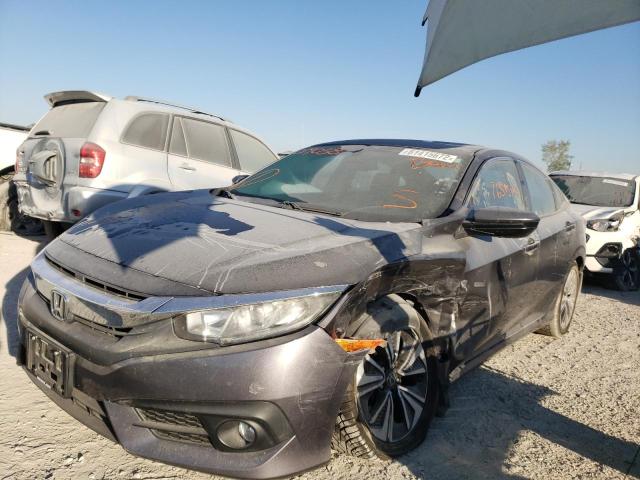 19XFC1F77GE019058 - 2016 HONDA CIVIC EXL 灰色 照片 2