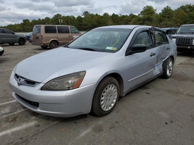 1HGCM55195A010948 - 2005 HONDA ACCORD DX SILVER photo 2