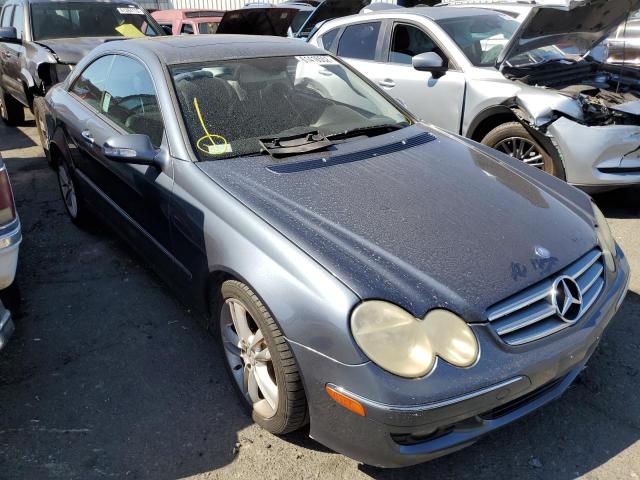 WDBTJ56J36F171126 - 2006 MERCEDES-BENZ CLK 350 BLUE photo 1