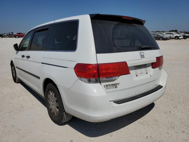 5FNRL38249B005626 - 2009 HONDA ODYSSEY LX WHITE photo 3