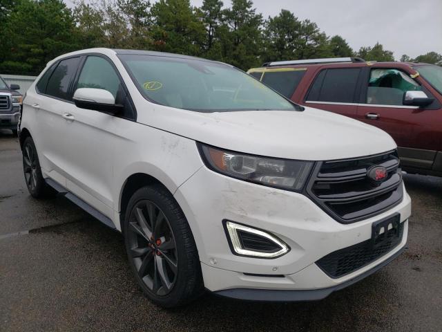 2FMPK4AP7GBB46427 - 2016 FORD EDGE SPORT WHITE photo 1