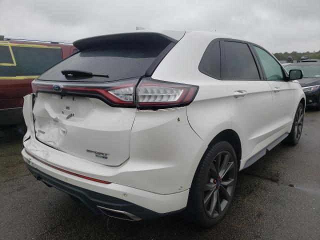 2FMPK4AP7GBB46427 - 2016 FORD EDGE SPORT WHITE photo 4