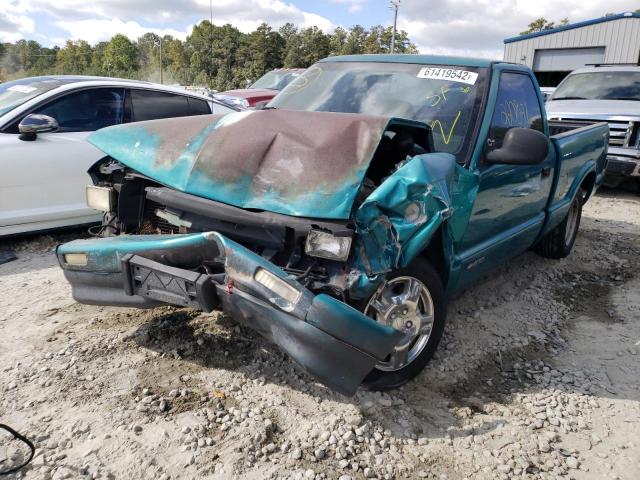 1GCCS1445R8141655 - 1994 CHEVROLET S TRUCK S1 TEAL photo 2