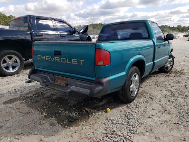 1GCCS1445R8141655 - 1994 CHEVROLET S TRUCK S1 TEAL photo 4