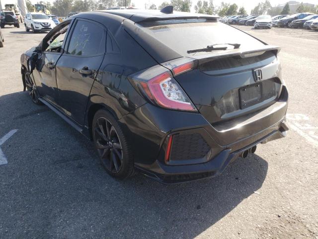 SHHFK7H42JU432529 - 2018 HONDA CIVIC SPOR BLACK photo 3