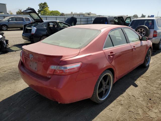 4T1BE46K47U051476 - 2007 TOYOTA CAMRY CE RED photo 4