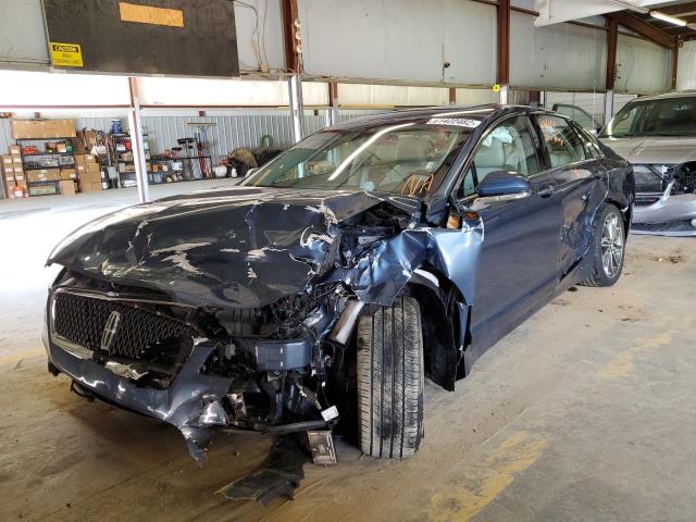 3LN6L5C98KR604225 - 2019 LINCOLN MKZ RESERV BLUE photo 2