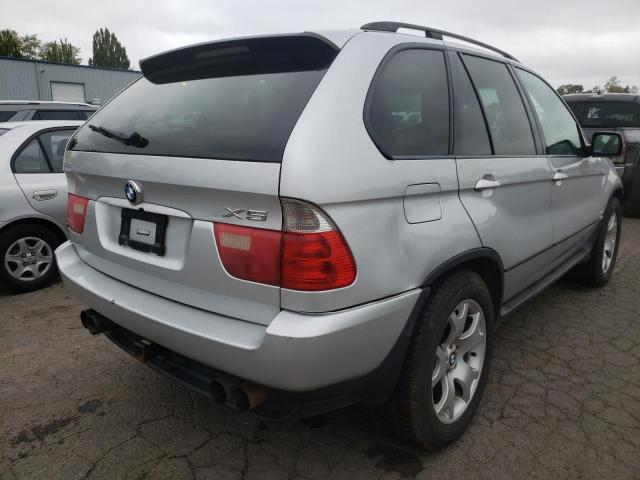 5UXFB335X3LH40673 - 2003 BMW X5 4.4I SILVER photo 4