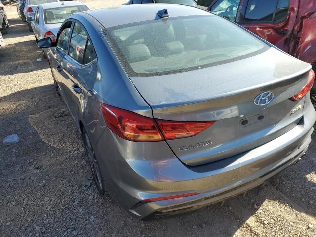 KMHD04LB7HU351350 - 2017 HYUNDAI ELANTRA SP GRAY photo 3