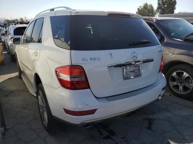 4JGBB8GB3AA611320 - 2010 MERCEDES-BENZ ML 350 4MA WHITE photo 3