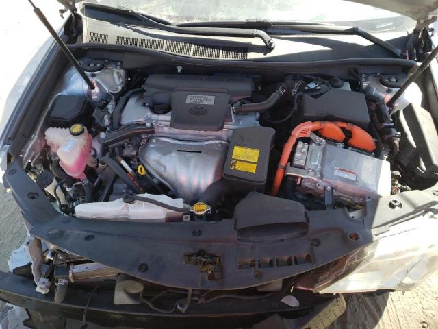 4T1BD1FK6CU033332 - 2012 TOYOTA CAMRY HYBR SILVER photo 7