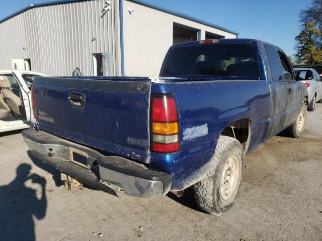 1GTEK19T44E236307 - 2004 GMC NEW SIERRA BLUE photo 4