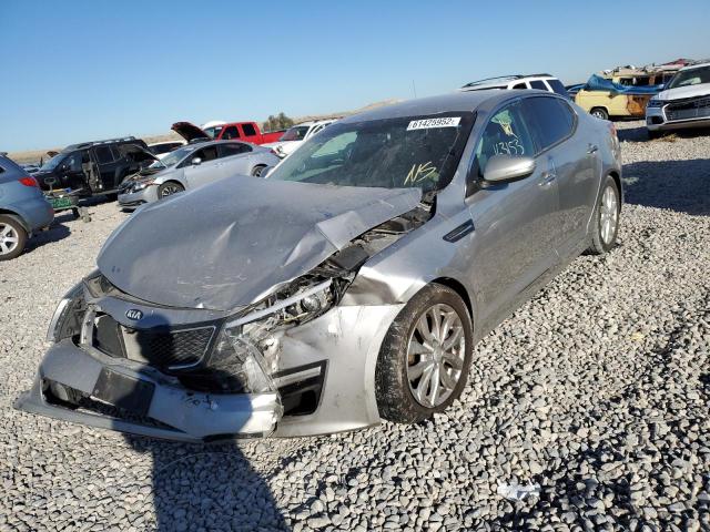 5XXGN4A75EG312811 - 2014 KIA OPTIMA EX SILVER photo 2