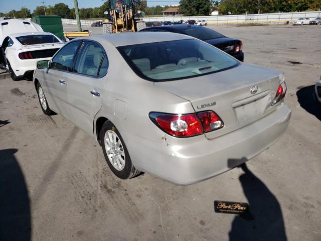 JTHBF30G430113118 - 2003 LEXUS ES 300 CREAM photo 3