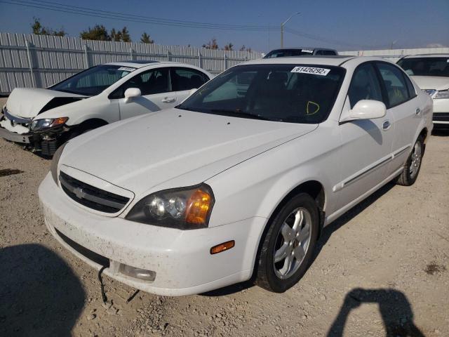 KL1VM52L24B111388 - 2004 CHEVROLET EPICA LT WHITE photo 2