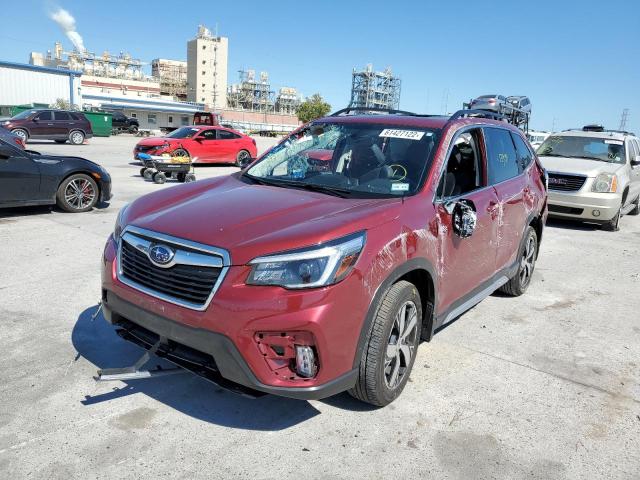 JF2SKAXC8MH536518 - 2021 SUBARU FORESTER T MAROON photo 2