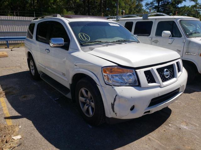 5N1BA08D78N623946 - 2008 NISSAN ARMADA SE WHITE photo 1