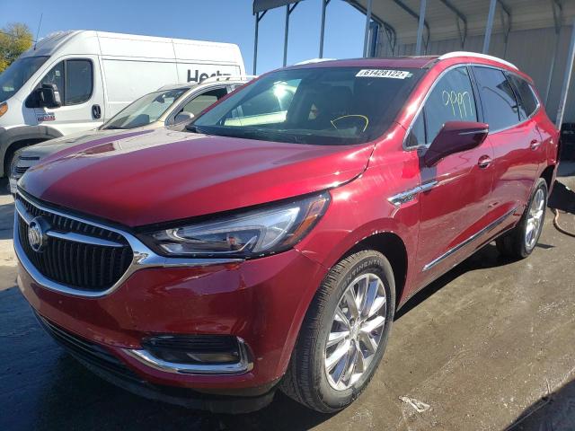 5GAEVBKW1MJ210872 - 2021 BUICK ENCLAVE PR RED photo 2