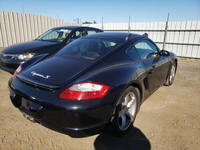 WP0AB29867U783377 - 2007 PORSCHE CAYMAN S BLACK photo 4