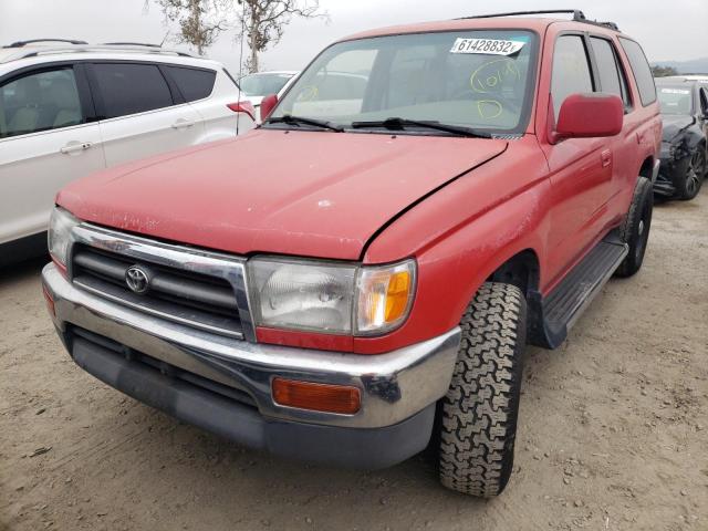JT3GN86R4T0013766 - 1996 TOYOTA 4RUNNER RED photo 2