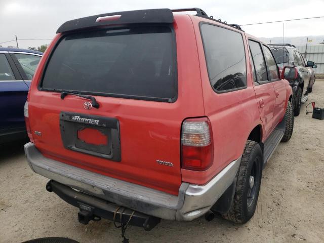 JT3GN86R4T0013766 - 1996 TOYOTA 4RUNNER RED photo 4