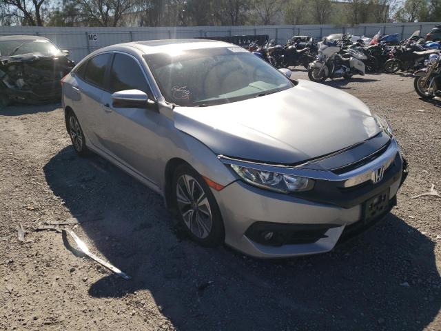 JHMFC1F76JX037847 - 2018 HONDA CIVIC EXL Gümüş foto 1