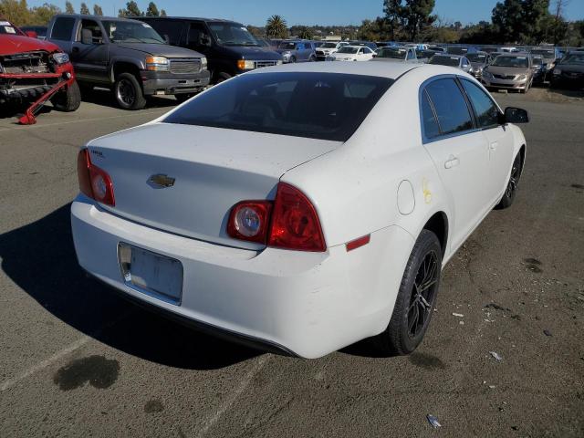 1G1ZA5E09AF286156 - 2010 CHEVROLET MALIBU LS WHITE photo 4