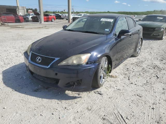 JTHBK262695096447 - 2009 LEXUS IS 250 BLACK photo 2