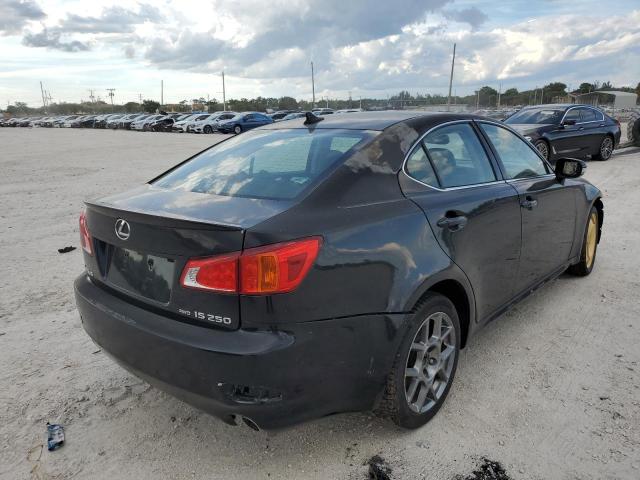 JTHCF5C28A5037810 - 2010 LEXUS IS 250 GRAY photo 4