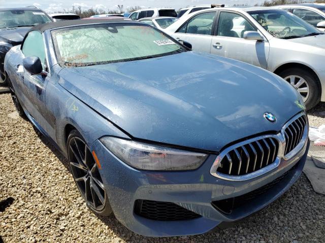 WBAFY4C50KBX39732 - 2019 BMW M850XI TEAL photo 1