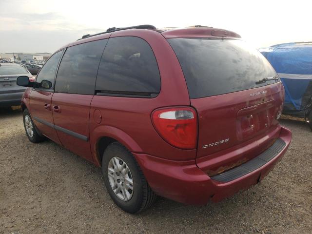 1D4GP25R17B200223 - 2007 DODGE CARAVAN SE RED photo 3