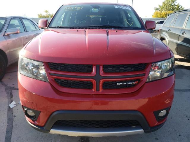 3C4PDDEG0KT739391 - 2019 DODGE JOURNEY GT RED photo 5