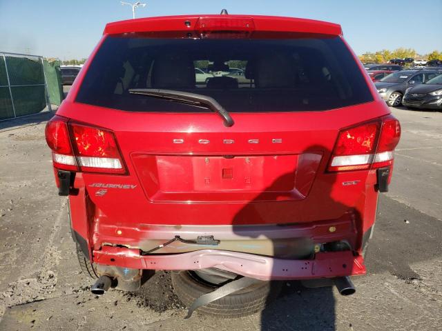 3C4PDDEG0KT739391 - 2019 DODGE JOURNEY GT RED photo 6