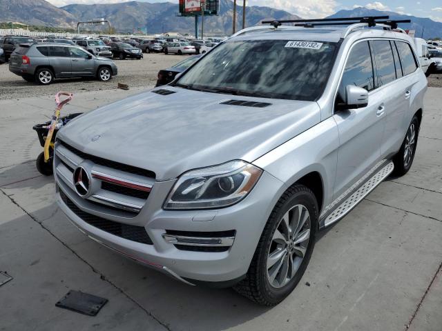 4JGDF2EE2EA418928 - 2014 MERCEDES-BENZ GL 350 BLU SILVER photo 2