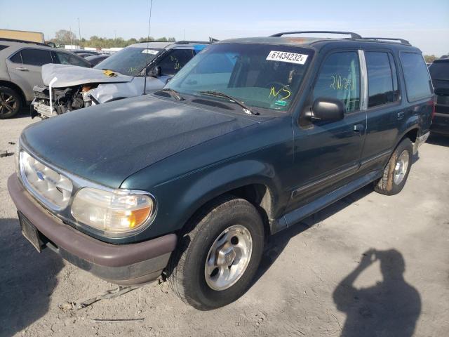 1FMDU34X0TZB76296 - 1996 FORD EXPLORER GREEN photo 2