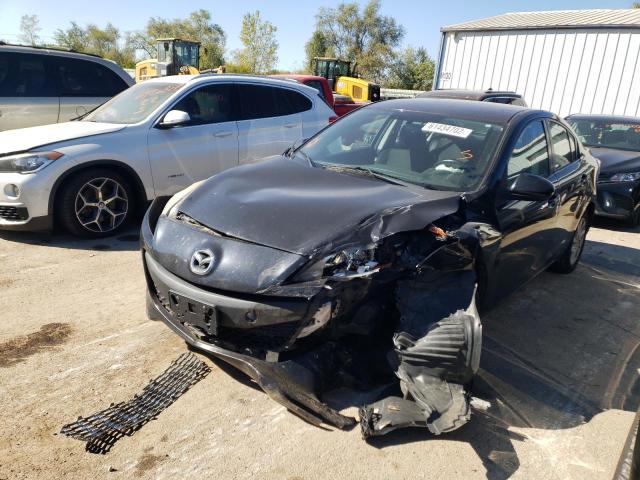 JM1BL1V76D1753284 - 2013 MAZDA 3 I BLACK photo 2