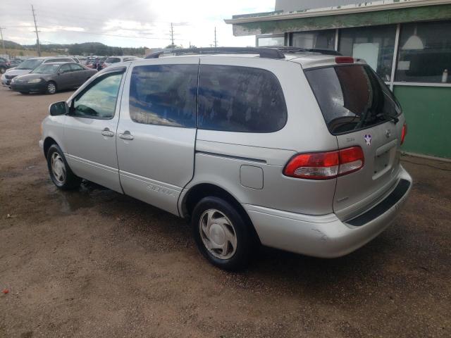 4T3ZF13C83U524711 - 2003 TOYOTA SIENNA LE SILVER photo 2