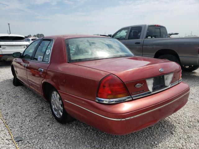 2FAFP74W8XX166636 - 1999 FORD CROWN VICT BURGUNDY photo 3