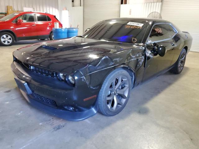 2C3CDZJGXKH736349 - 2019 DODGE CHALLENGER BLACK photo 2