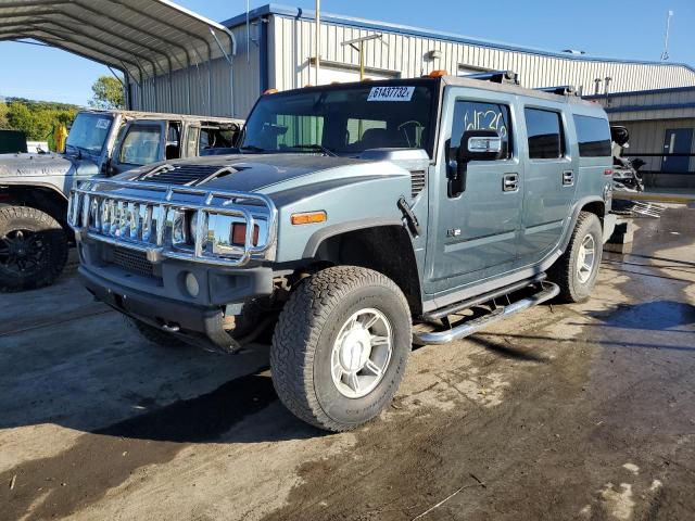 5GRGN23UX5H105923 - 2005 HUMMER H2 BLUE photo 2