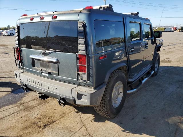 5GRGN23UX5H105923 - 2005 HUMMER H2 BLUE photo 4