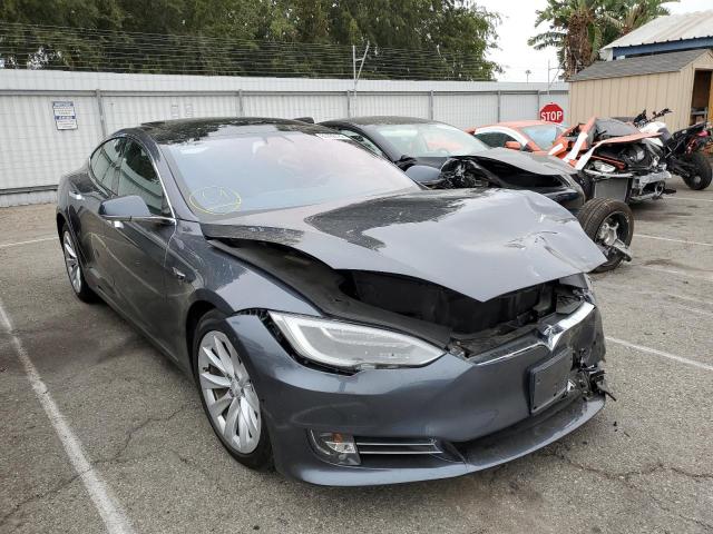 5YJSA1E22HF185171 - 2017 TESLA MODEL S CHARCOAL photo 1